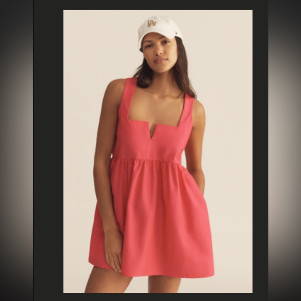Anthropologie Pink Mini Dress